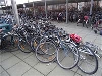 Fietschaos aan station Heist-op-den-Berg