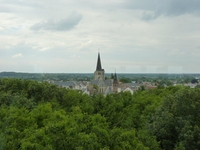 St. Lambertuskerk vanuit de hoogte gezien